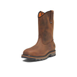 Timberland Pro True Grit Waterproof Nano-Toe Pull-On Work Boot Boa Full Grain Medium Brown Detail View