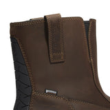 Timberland Pro True Grit Waterproof Soft Toe Chelsea Work Boot – Medium Brown Detail View