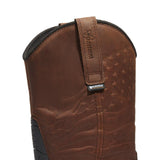 Timberland Pro True Grit Waterproof Composite Toe Pull On Work Boots – Medium Brown Detail View