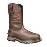 Timberland Pro True Grit Waterproof Composite Toe Pull On Work Boots – Medium Brown Medial View