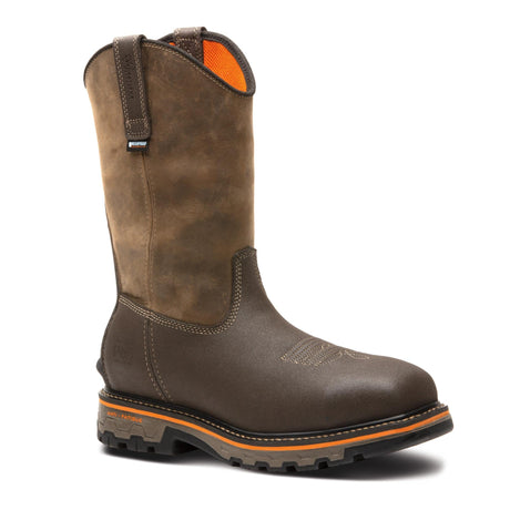 Timberland Pro-True Grit Pullon Nt Waterproof Brown-Steel Toes-2