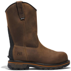 Steel Toes B2B - True Grit Composite-Toe Waterproof Pull-On Work Boot Brown Bandit Profile View