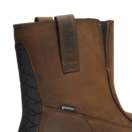 Timberland Pro True Grit Waterproof Composite Toe Chelsea Work Boot – Dark Brown View