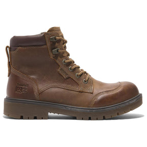 Timberland Pro Whitman 6-Inch Waterproof Full Grain Boot Medium Brown Profile View