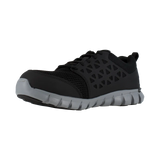 Sublite Cushion Alloy-Toe Athletic Work Shoe Black