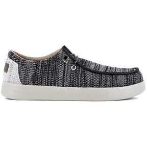 Volcom photo Women’s Chill Composite-Toe Casual Work Shoe Black/White Profile View