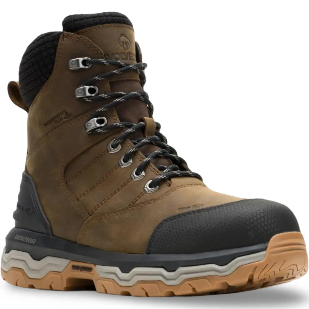 Wolverine Alpha 8-inch Composite Toe Work Boot Dark Coffee, style W261065 - product image 2