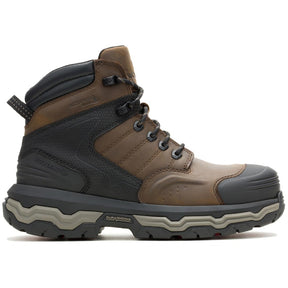 Wolverine Alpha Infinity Soft-Toe Work Boot Dark Coffee Profile View