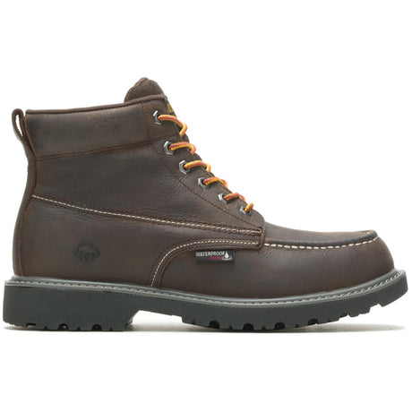 Wolverine Floorhand Moc-Toe 6" Waterproof Work Boot Profile View