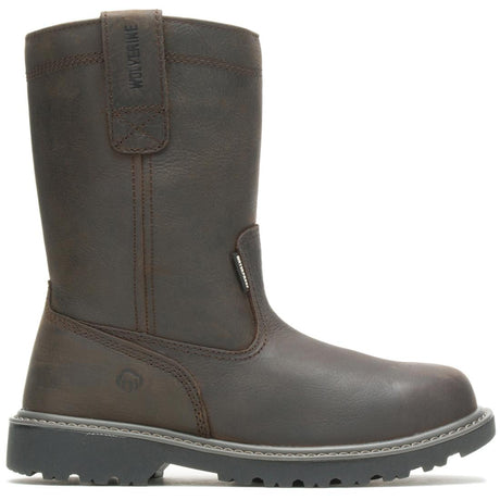 Wolverine Floorhand Waterproof Sotf-Toe Pull On Work Boot Profile View