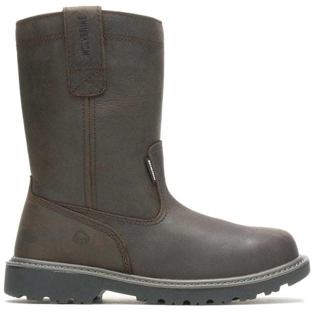 Wolverine Floorhand Waterproof Sotf-Toe Pull On Work Boot Profile View