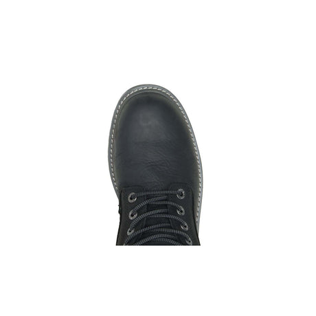 Wolverine Floorhand Waterproof Steel-Toe 6" Work Boot Black steel toe,W10694 Heel Image