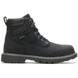 Wolverine Floorhand Waterproof Steel-Toe 6" Work Boot Black Profile View