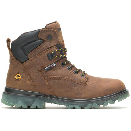 Wolverine I-90 EPX 6" Waterproof Soft-Toe Work Boot Brown Profile View