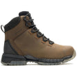 Wolverine I-90 Rush Max Waterproof Soft-Toe Work Boot Dark Coffee Profile View