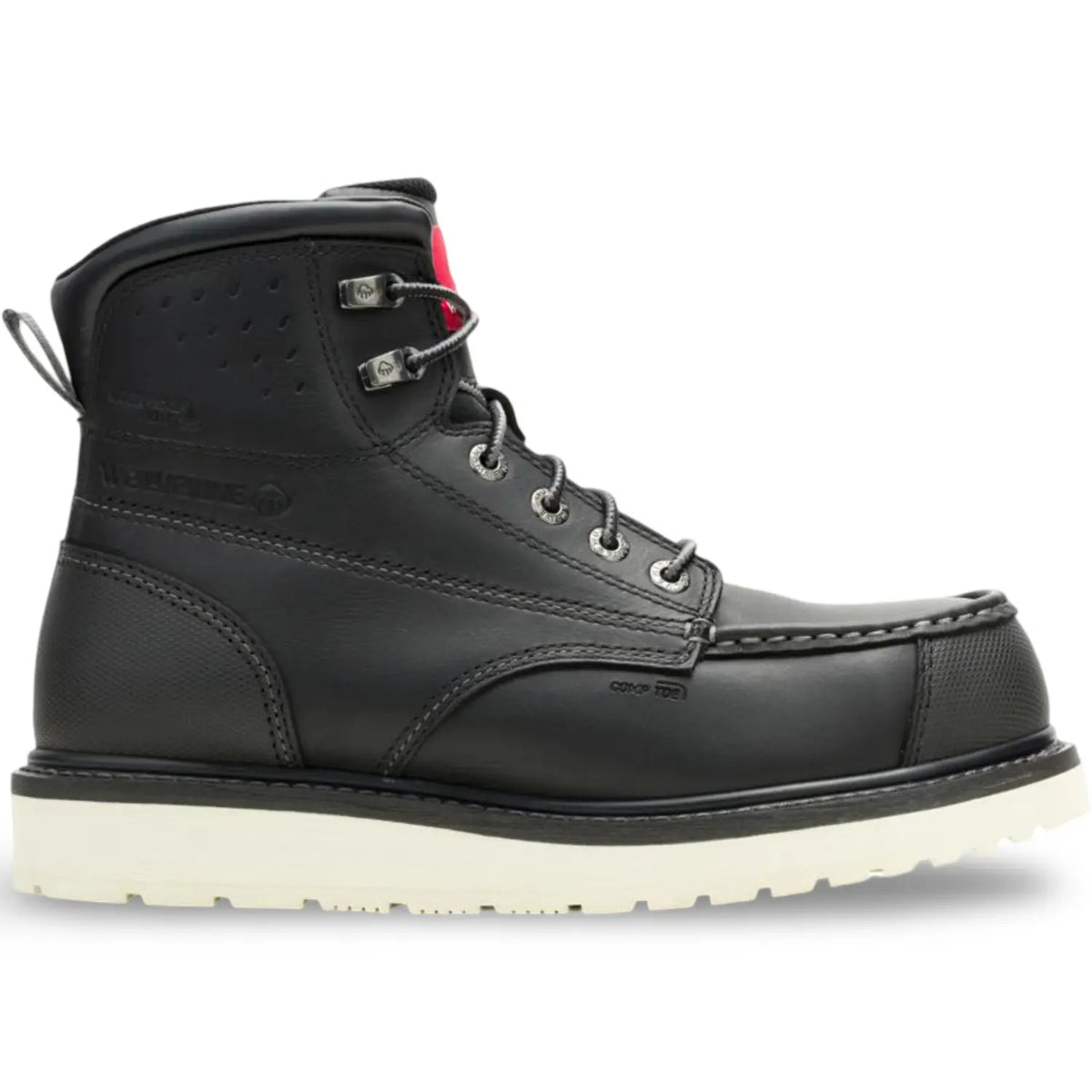 Wolverine Loader II 6-inch Composite Toe Work Boot Black, style W261032 - product image 1