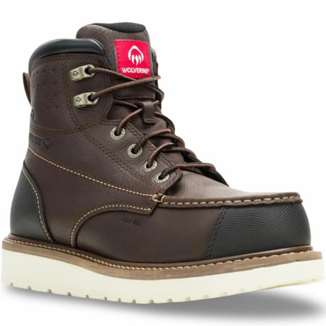 Wolverine Loader II 6-inch Composite Toe Work Boot Dark Brown, style W261030 - product image 2