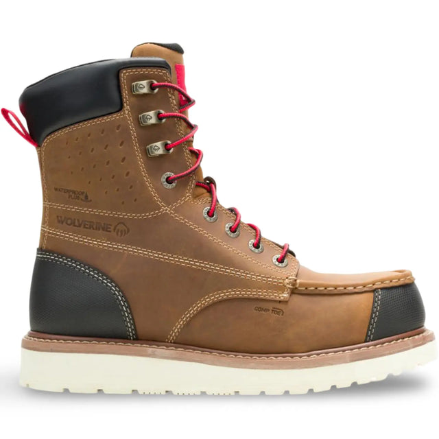 Wolverine Loader II 8-inch Composite Toe Work Boot Trail, style W261037 - product image 1