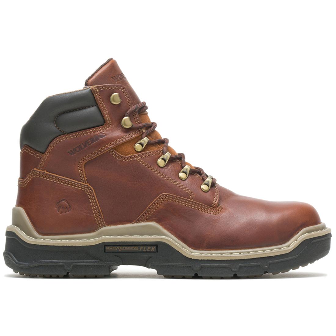 Wolverine Raider DuraShocks® 6" CarbonMax® Work Boot – Peanut Profile View