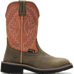 Wolverine Rancher Arrow Women's Steel-Toe Pull-On Wellington Work Boot Rose Profile View
