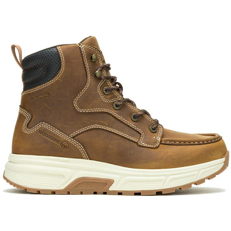 Wolverine Ride Wedge EnergyBound 6" Moc-Toe Soft-Toe Work Boot Profile View