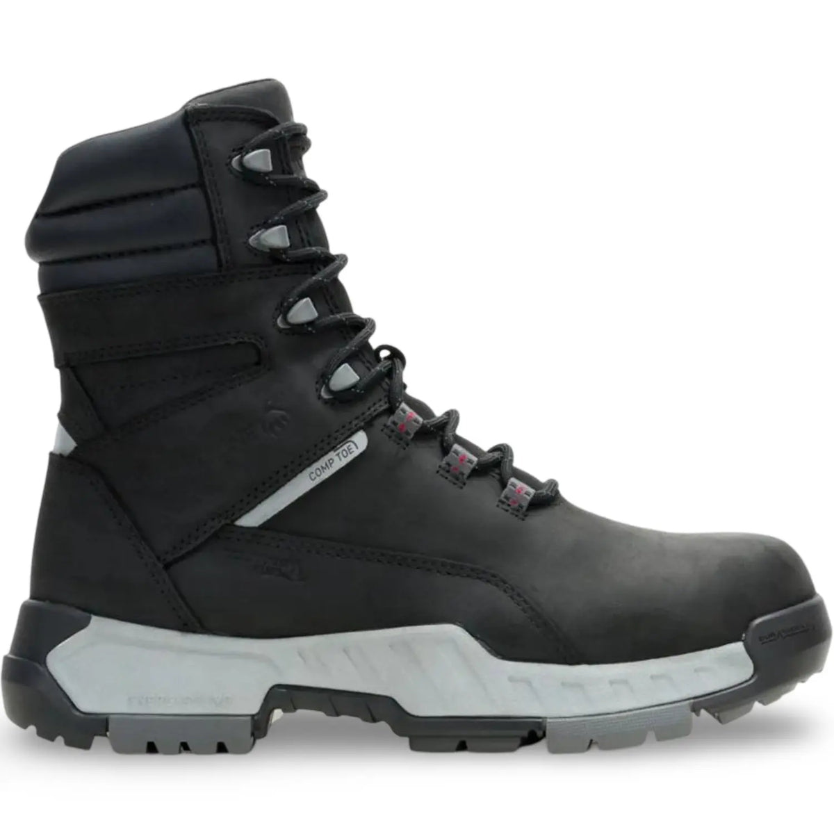 Wolverine Tarmac II 8-inch Composite Toe Boot Black, style W261027 - product image 1