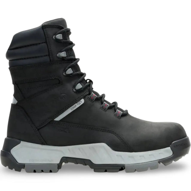 Wolverine Tarmac II 8-inch Composite Toe Boot Black, style W261027 - product image 1