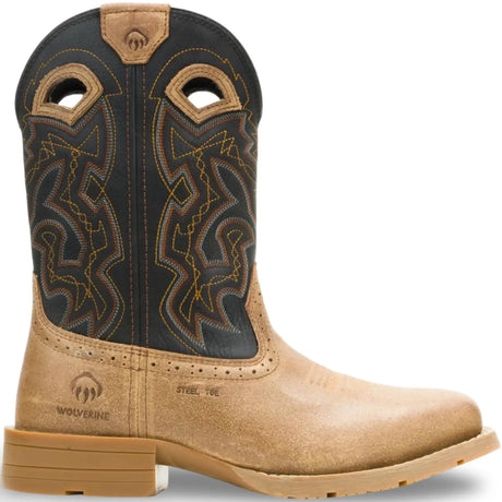 Wolverine Wheatland 10-inch Steel Toe Boot Black, style W261052 - product image 1