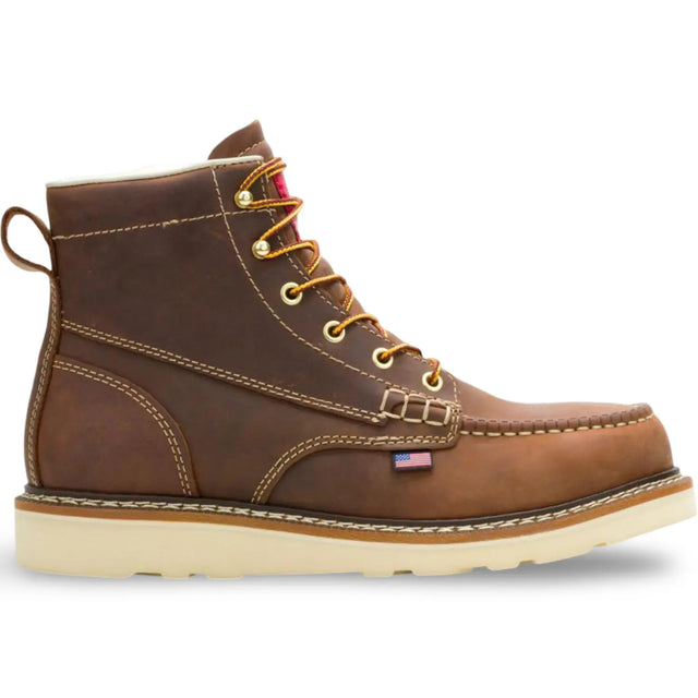Wolverine Workshop Wedge Composite Toe Work Boot Brown, style W261060 - product image 1