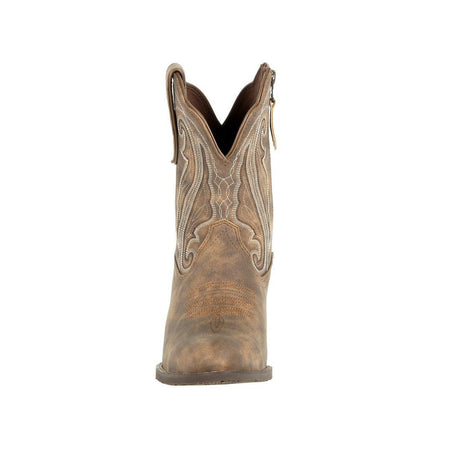 Women’s Crush by Durango Distressed Shortie Western Boot DRD0372 Front Image