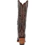 Women’s Durango Crush Tall Western Boot Mahogany DRD0470 Heel View