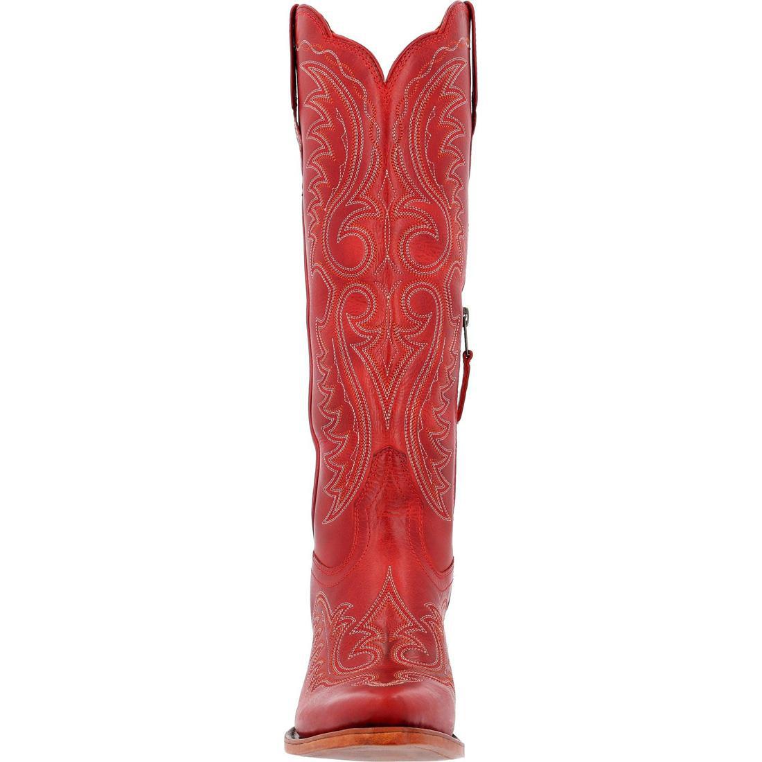 Women’s Durango Crush Tall Western Boot Crimson Red DRD0472 Front Image