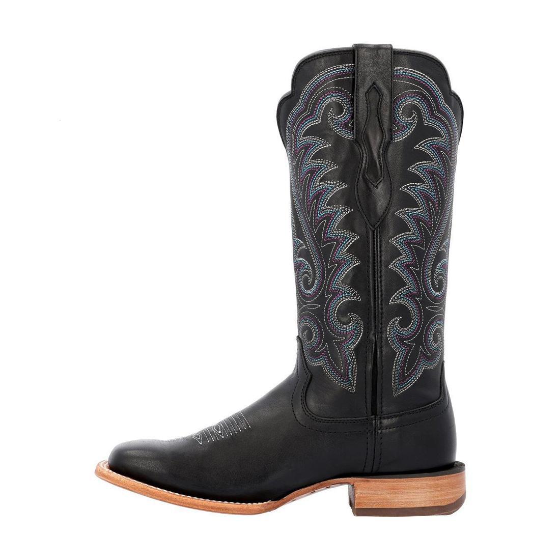 Women’s Durango Arena Pro Black Mulberry Western Boot DRD0457 Toe View