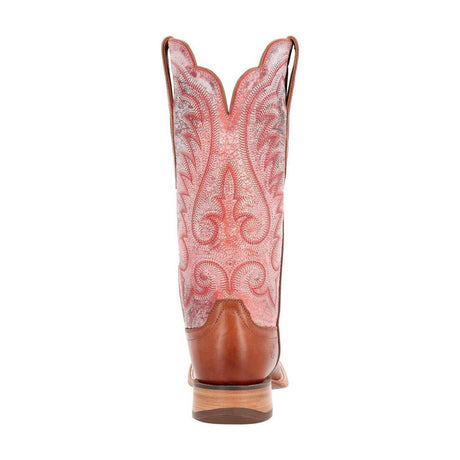 Women’s Durango Arena Pro Tawny English Rose Western Boot DRD0454 Heel View