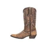 Women’s Durango Dream Catcher Distressed Brown Western Boot DRD0327 Toe View