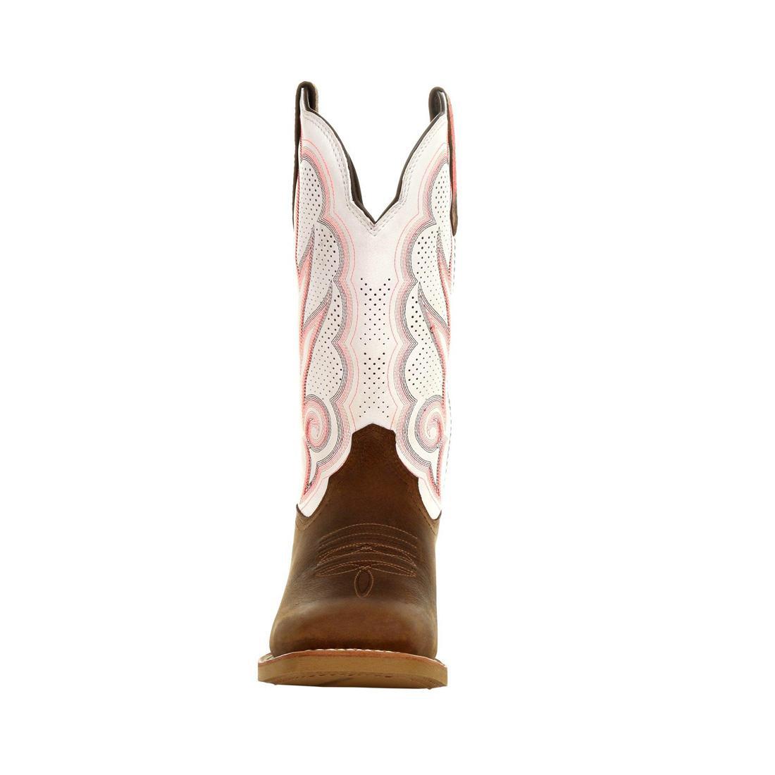 Women’s Durango Lady Rebel Pro™ White Ventilated Western Boot DRD0392 Front Image