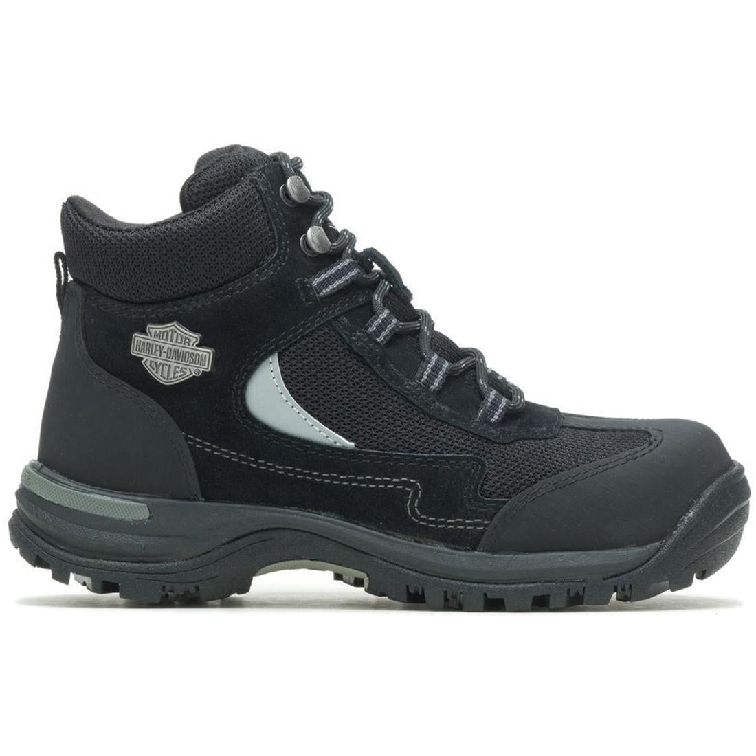 Harley Davidson Waites Comp Toe - Black Profile View