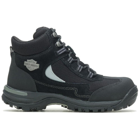 Harley Davidson Waites Comp Toe - Black Profile View