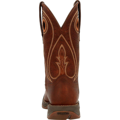 Women’s Lady Rebel by Durango Chestnut Western Boot DRD0407 Heel View