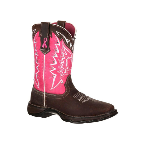 Women’s Lady Rebel by Durango Benefiting Stefanie Spielman Western Boot RD3557 Side View