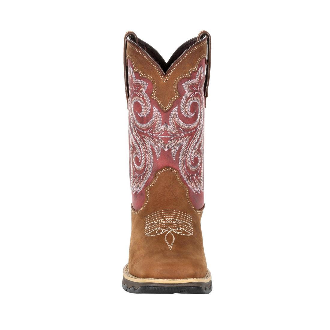 Women’s Lady Rebel by Durango Red Western Boot DRD0349 Front Image