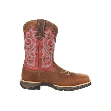 Women’s Lady Rebel Work by Durango Waterproof Composite Toe Western Work Boot DRD0220 Side View