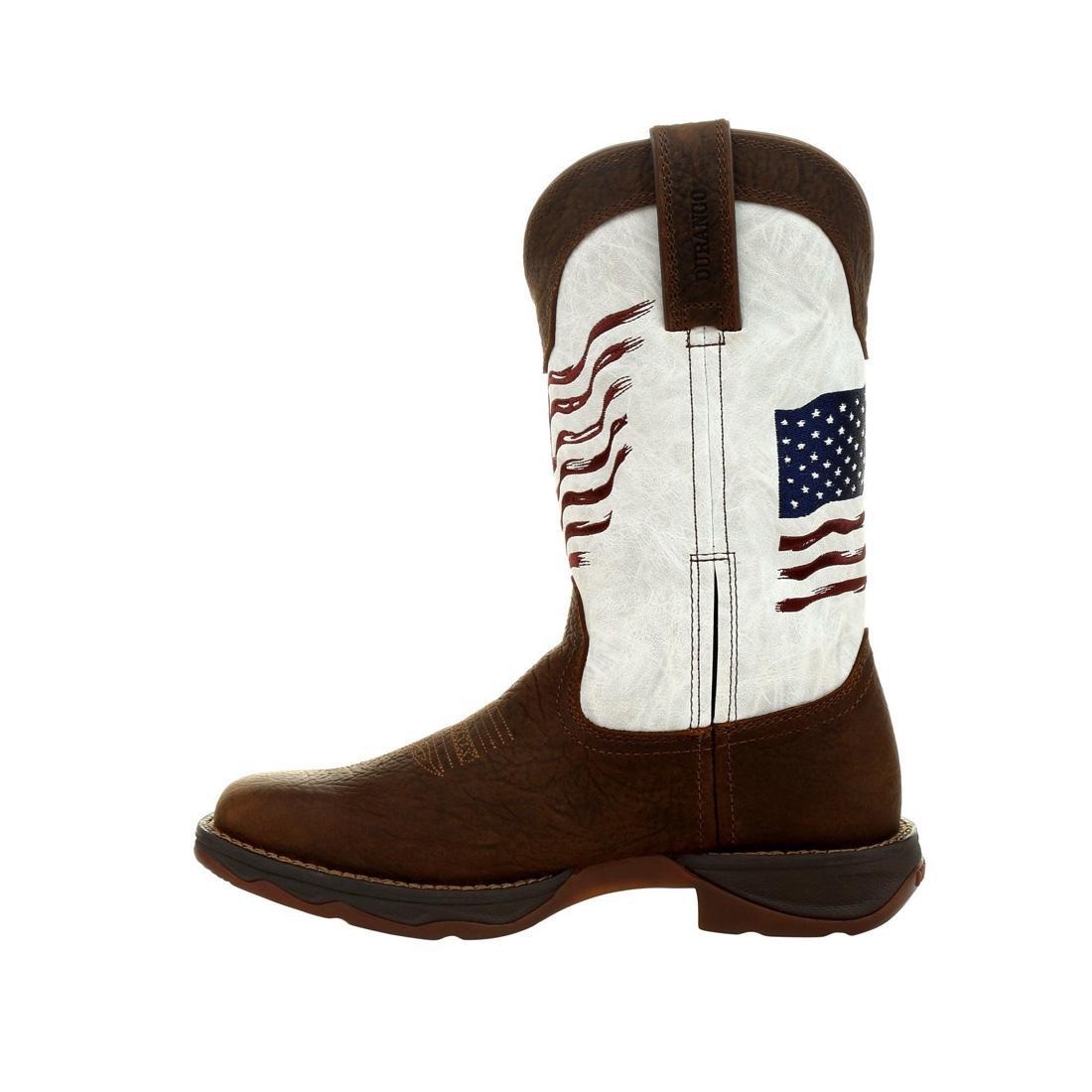 Women’s Lady Rebel by Durango Distressed Flag Embroidery Western Boot DRD0394