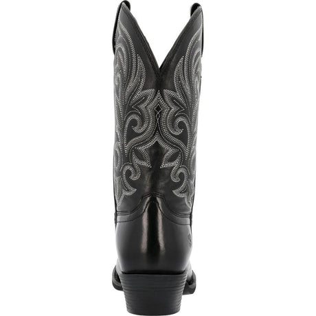 Women’s Durango Shyloh Black Western Boot DRD0474 Heel View