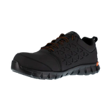 Sublite Cushion Composite-Toe Athletic Work Shoe Black/Orange