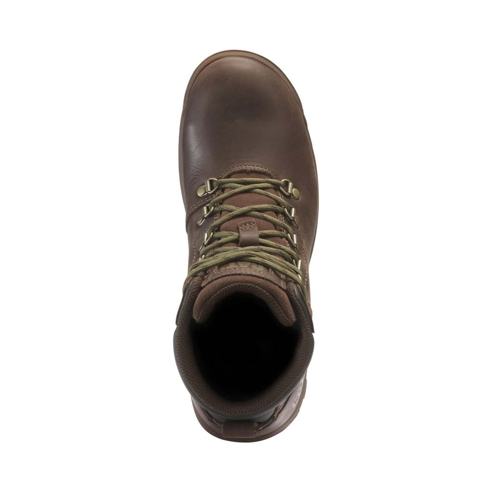 Caterpillar Mae Women’s Steel-Toe Waterproof Work Boot Brown P91011 Front Image