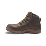 Caterpillar Mae Women’s Steel-Toe Waterproof Work Boot Brown P91011 Side Image